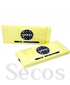 лепящи листчета жълти,100 листа 