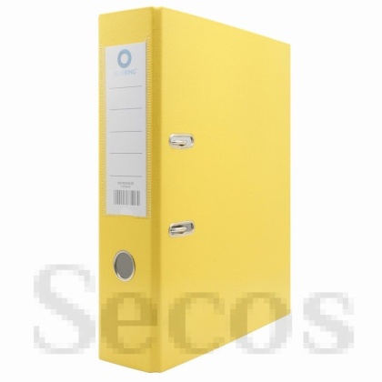 Класьор Bluering A4, 8 cm Жълт