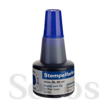 Мастило тампонно Office Point 30 ml Синьо