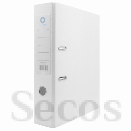 Класьор Bluering A4, 8 cm Бял