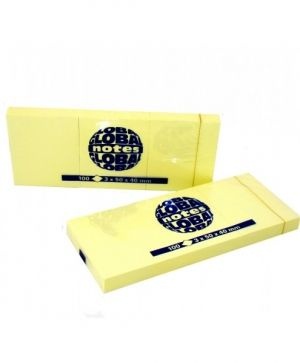 лепящи листчета жълти,100 листа 