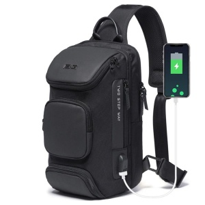 Чанта BANGE Crossbody AIR Onyx Black 8 джоба, 12“, 8 l