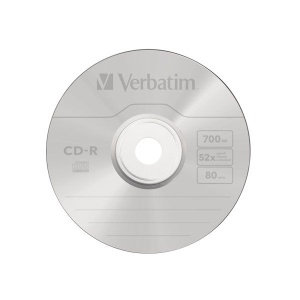 CD-R Verbatim 52x 700 MB 50 бр., фолио