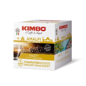 Кафе капсула Kimbo Amalfi 16 бр., съвместими с Dolce Gusto