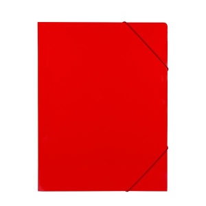 Папка с ластик Standard Картон, А4 Червена