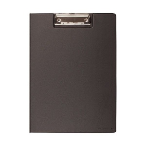 Клипборд  с капак, А4 Черен