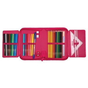 Несесер Herlitz Horse С пълнеж 31 части, правоъгълен, един цип 20.3x14x3.5 cm